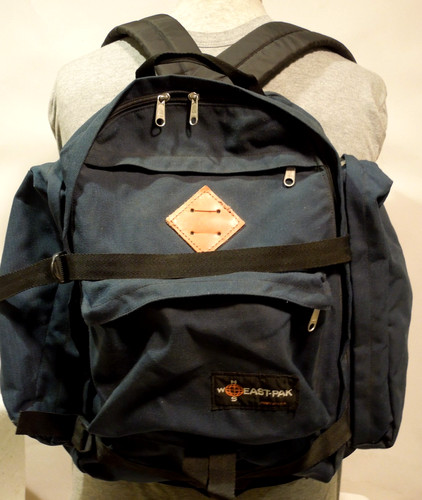 Zaino vintage eastpak blu - zaino,